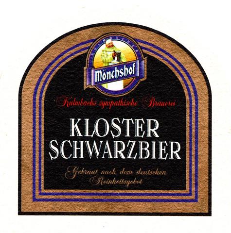 kulmbach ku-by mönchshof schwarz 5a (sofo180-kloster schwarzbier) 